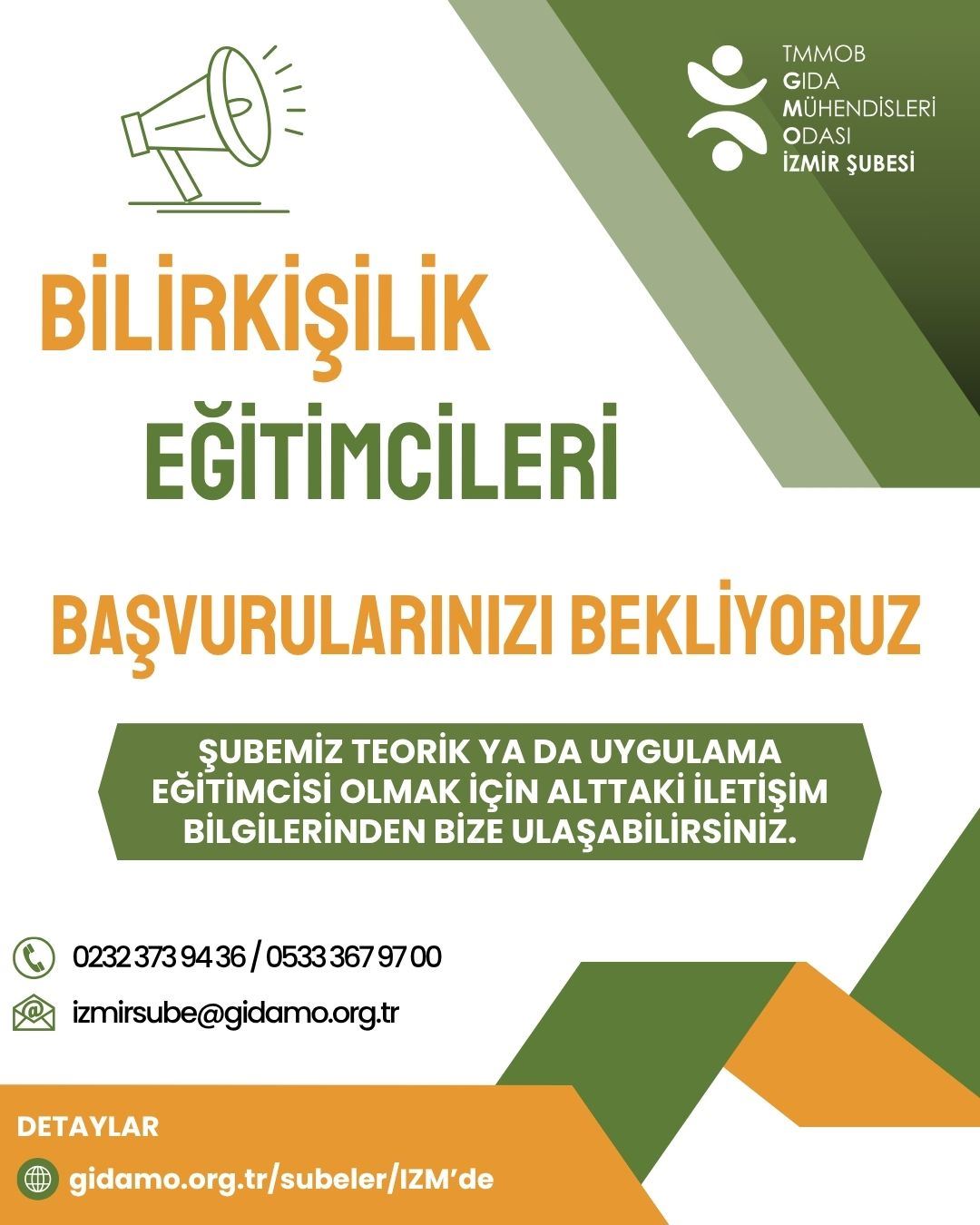 BİLİRKİŞİLİK EĞİTİMCİ BAŞVURULARINIZI BEKLİYORUZ
