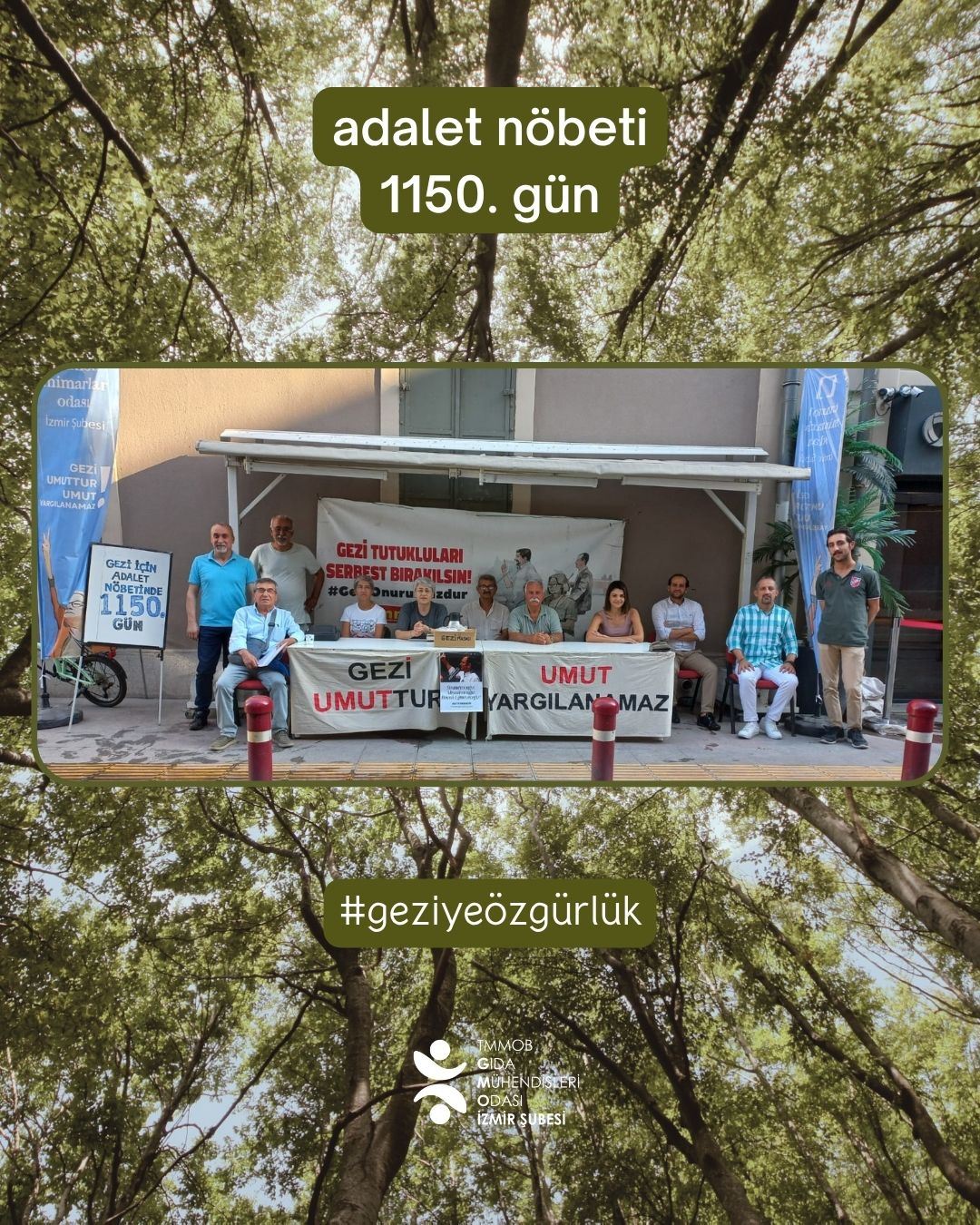 ADALET NÖBETİNDE 1150. GÜN