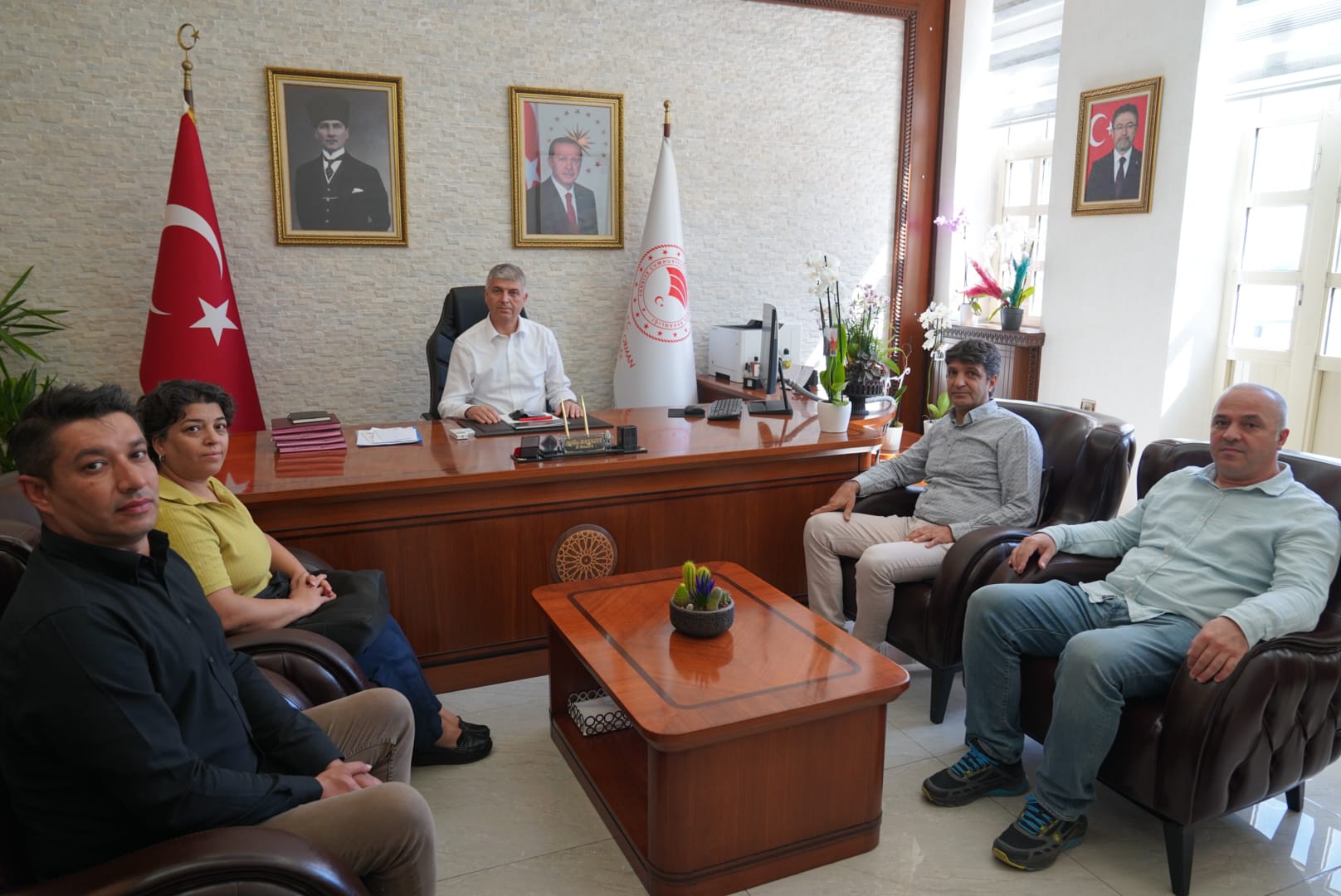 ADANA İL TARIM VE ORMAN MÜDÜRÜ SN. ATİLLA BEYAZIT'I ZİYARET ETTİK.