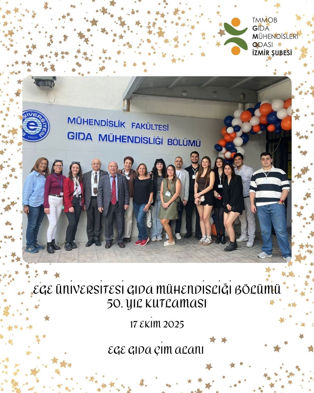 EGE GIDA'NIN 50. YILINI KUTLADIK