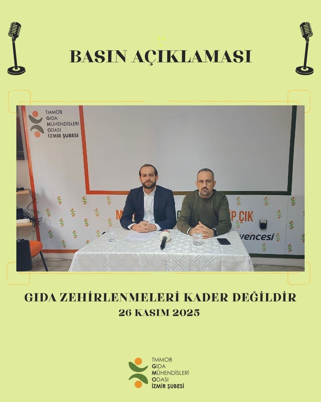 GIDA ZEHİRLENMELERİ KADER DEĞİLDİR
