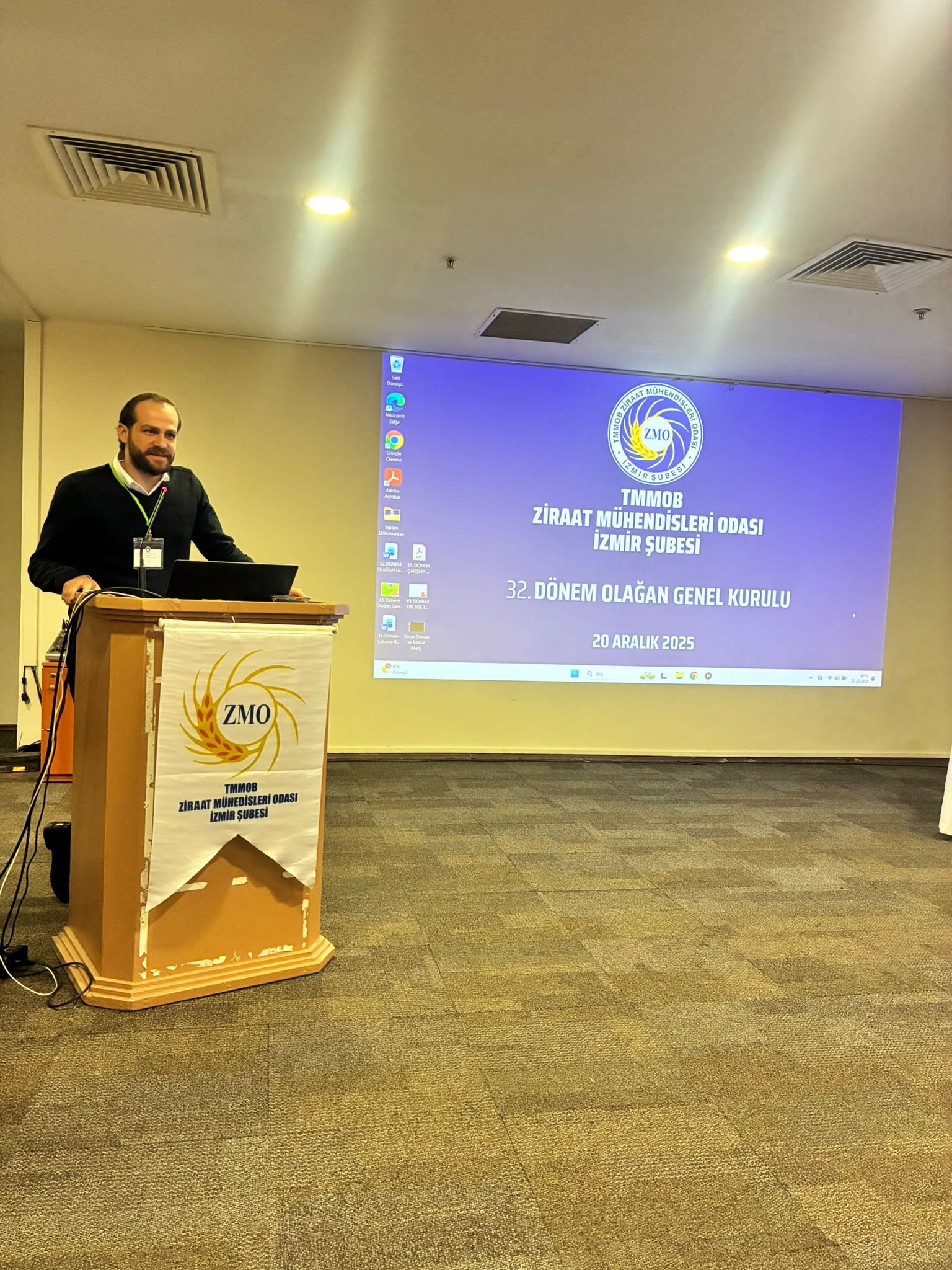 TMMOB ZİRAAT MÜHENDİSLERİ ODASI İZMİR ŞUBESİ GENEL KURULUNA KATILDIK