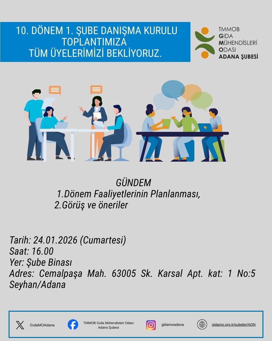  10. DÖNEM  1. DANIŞMA KURULU TOPLANTISI