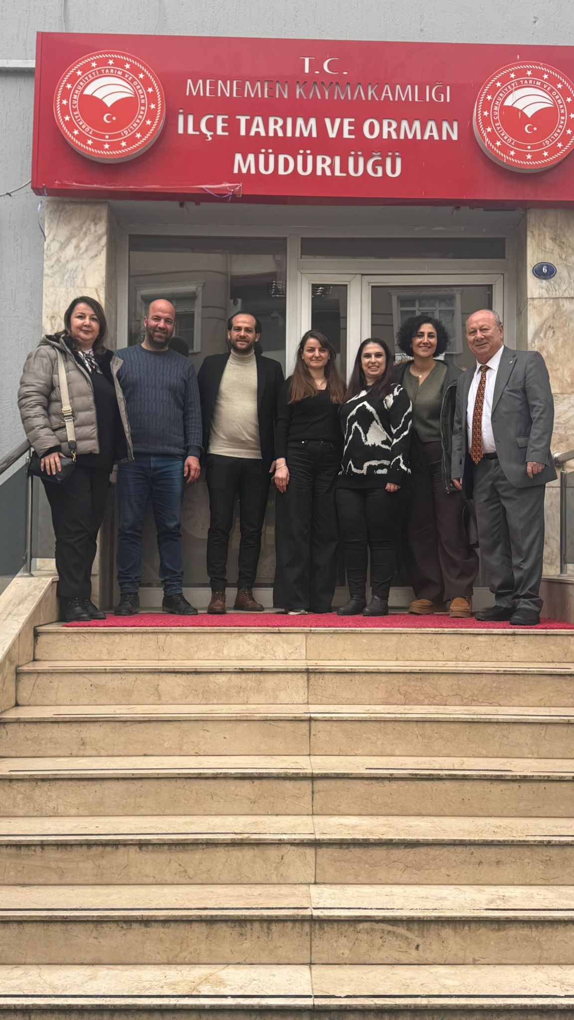 MENEMEN İLÇE TARIM VE ORMAN MÜDÜRLÜĞÜNÜ ZİYARET ETTİK