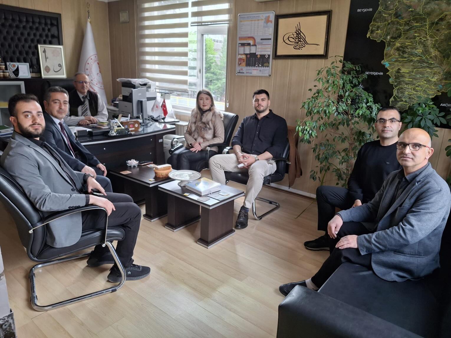 MERAM İLÇE TARIM VE ORMAN MÜDÜRÜ SAYIN İLHAN KARTAL BEY ZİYARET EDİLDİ