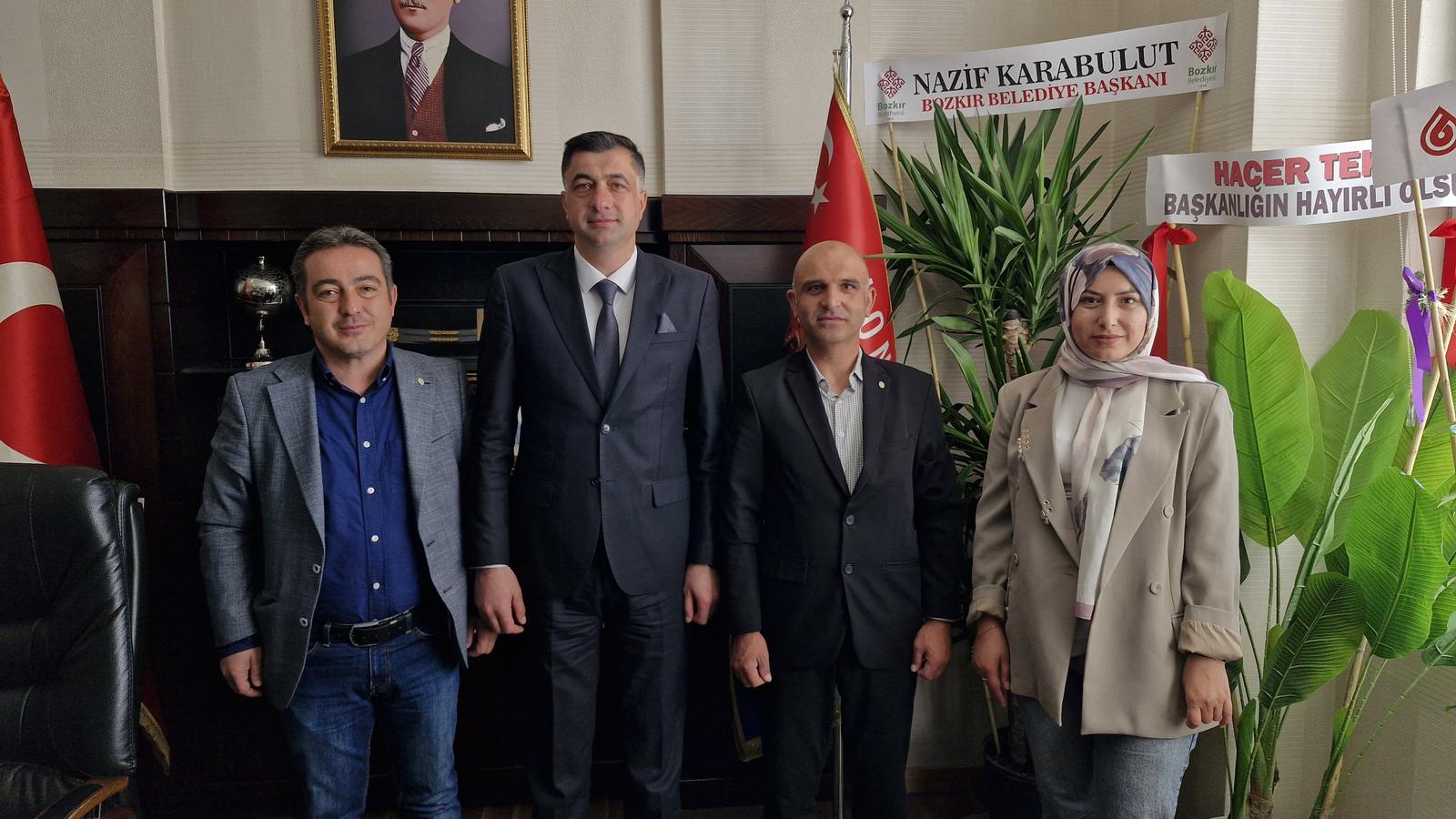 KONYA KIRMIZI ET ÜRETİCİLERİ BİRLİĞİ BAŞKANI ZİYARET EDİLDİ