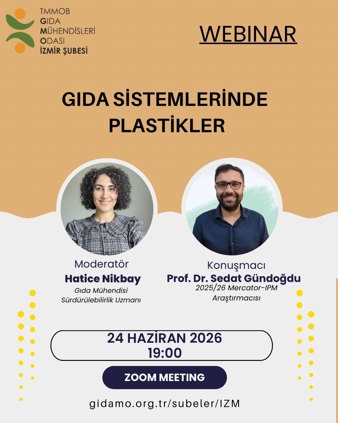 WEBINAR: GIDA SİSTEMLERİNDE PLASTİKLER