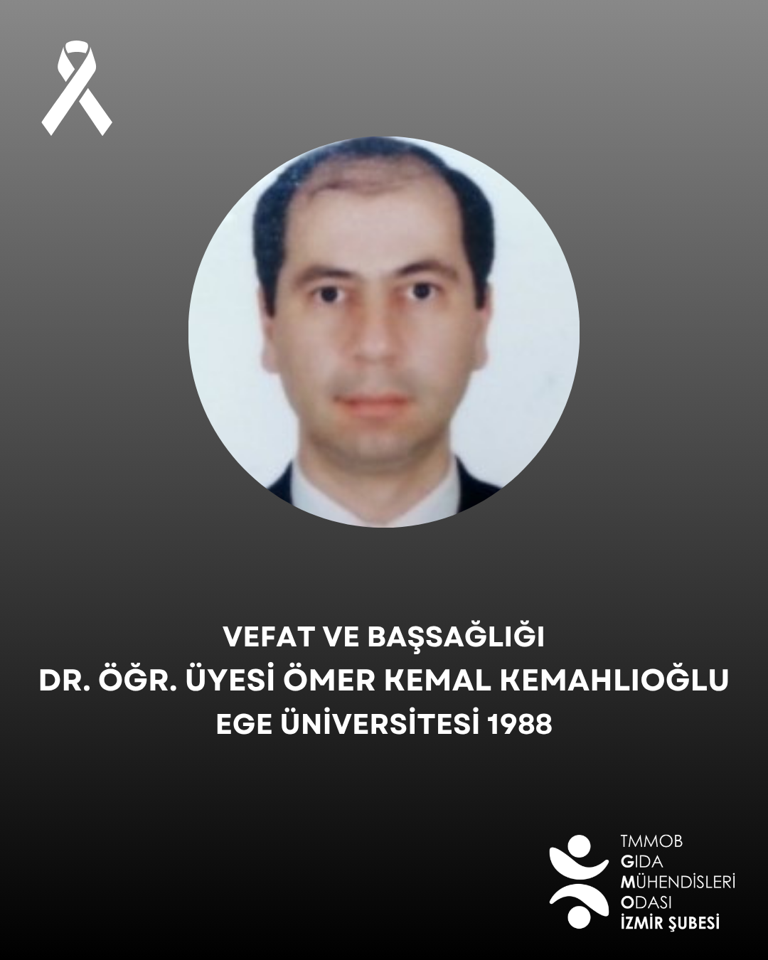 VEFAT VE BAŞSAĞLIĞI (ÖMER KEMAL KEMAHLIOĞLU)