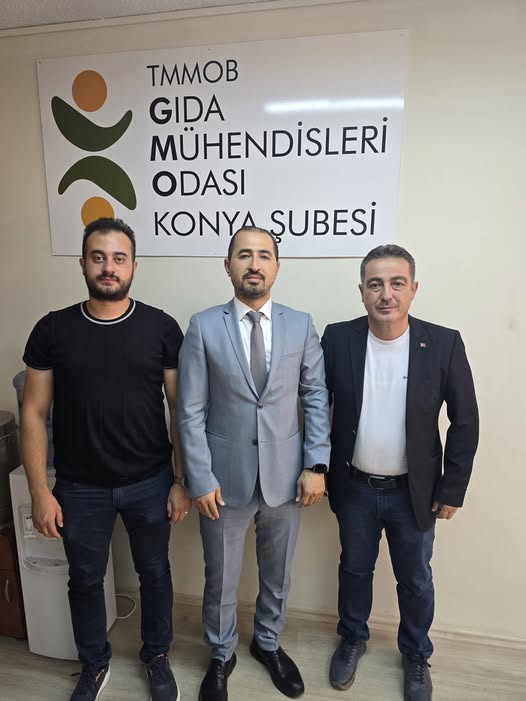 MAKİNA MÜHENDİSLERİ ODASI KONYA ŞUBE BAŞKANI ŞUBEMİZİ ZİYARET ETTİ
