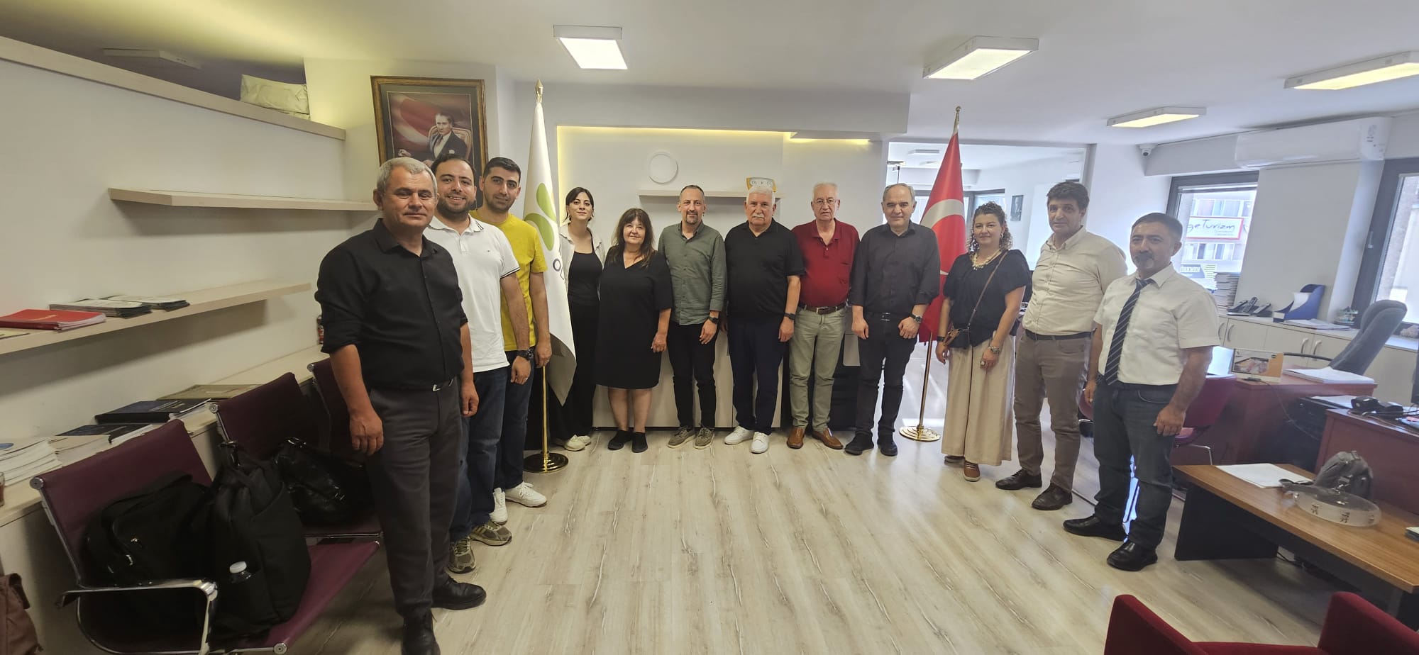 TMMOB Yönetim Kurulu Odamızı ziyaret etti.