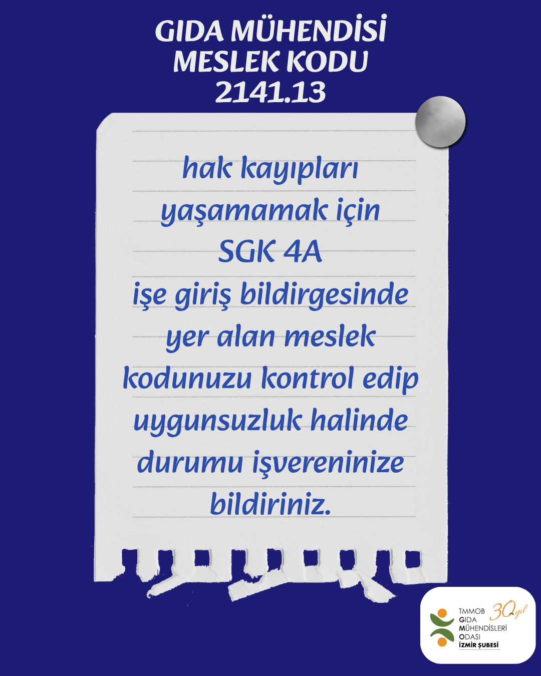 MESLEK KODUNUZU KONTROL ETTİNİZ Mİ?