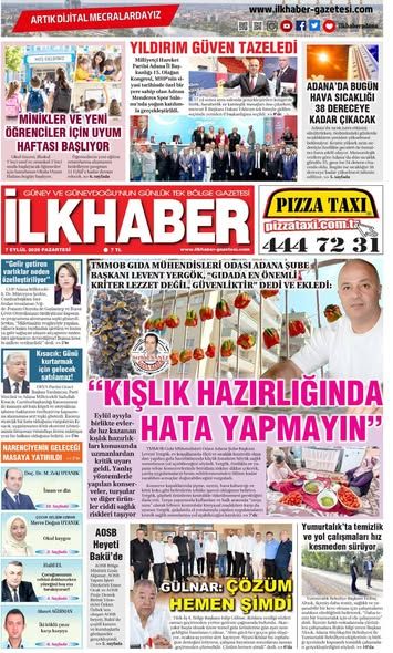 İLKHABER GAZETESİ "KIŞLIK HAZIRLIĞINDA HATA YAPMAYIN"