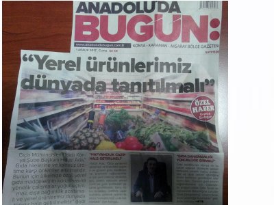 YEREL ÜRÜNLERİMİZ DÜNYADA TANITILMALI