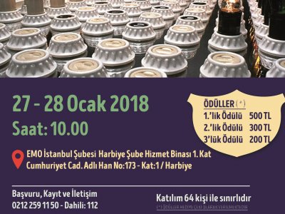 TMMOB ELEKTİRİK MÜHENDİSLERİ ODASI EMO İSTANBUL ŞUBESİ TARAFINDAN DÜZENLENEN 2018 KIŞ SATRANÇ TURNUVASINA KATILIM SAĞLADIK 