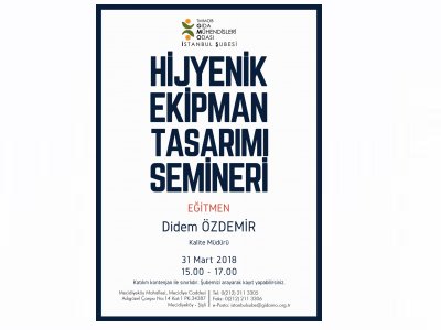 HİJYENİK EKİPMAN TASARIMI SEMİNERİ
