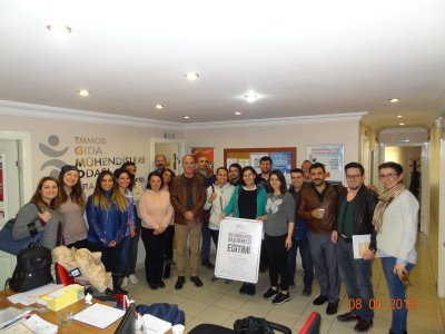 ISO 22000:2005 GIDA GÜVENLİĞİ YÖNETİM SİSTEMİ DENETÇİ BAŞDENETÇİ EĞİTİMİNİ GERÇEKLEŞTİRDİK