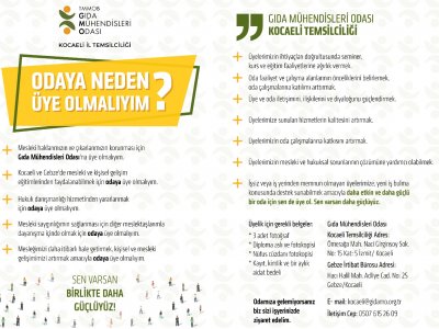 ODA`YA ÜYELİK KAMPANYASI BAŞLATIYORUZ: SEN VARSAN BİRLİKTE DAHA GÜÇLÜYÜZ 