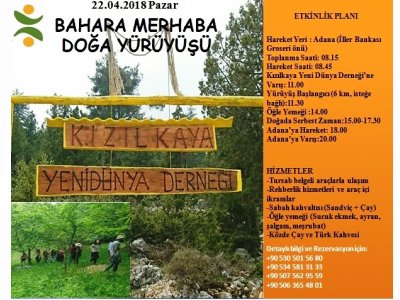 BAHARA MERHABA DOĞA YÜRÜYÜŞÜ
