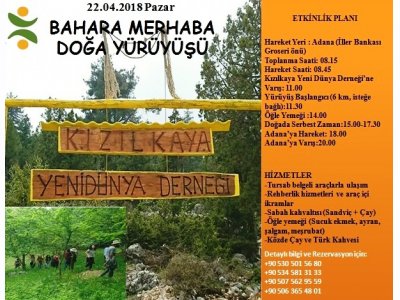 BAHARA MERHABA DOĞA YÜRÜYÜŞÜ

