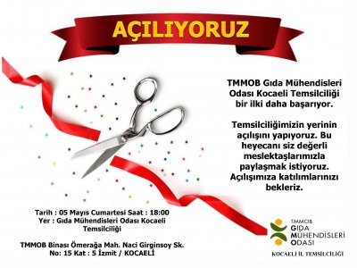 KOCAELİ TEMSİLCİLİĞİMİZ AÇILIYOR AÇILIŞA DAVETLİSİNİZ