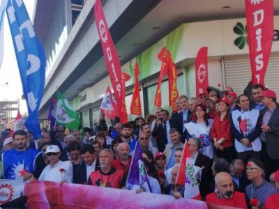 1 MAYIS KAZANCI YOKUŞU ANMASINA KATILDIK