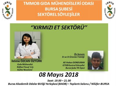 DAVETLİSİNİZ: ``KIRMIZI ET SEKTÖRÜ`` SEKTÖREL SÖYLEŞİMİZDE BULUŞALIM