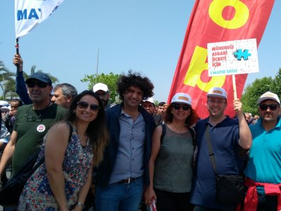 1 MAYIS MİTİNGİNE KATILIM SAĞLADIK