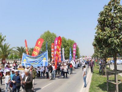 1 MAYIS MİTİNGİNE KATILIM SAĞLADIK