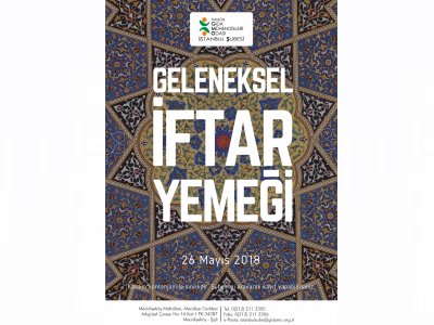 GELENEKSEL İFTARIMIZA DAVETLİSİNİZ