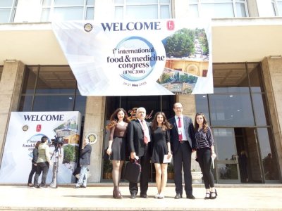 1ULUSLARARASI GIDA VE TIP KONGRESİ’NE KATILDIK