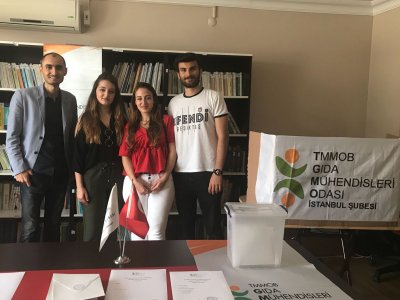 İSTANBUL SABAHATTİN ZAİM ÜNİVERSİTESİ İZÜ GIDA MÜHENDİSLERİ ODASI ÖĞRENCİ TEMSİLCİLİĞİ SEÇİMİ SONUÇLANDI 