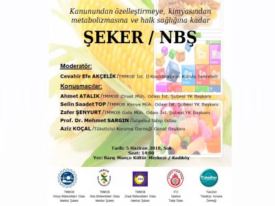 KANUNUNDAN ÖZELLEŞTİRMEYE KİMYASINDAN METABOLİZMASINA VE HALK SAĞLIĞINA KADAR ``ŞEKERNBŞ`` PANELİ