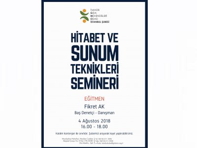 HİTABET VE SUNUM TEKNİKLERİ SEMİNER DUYURUSU