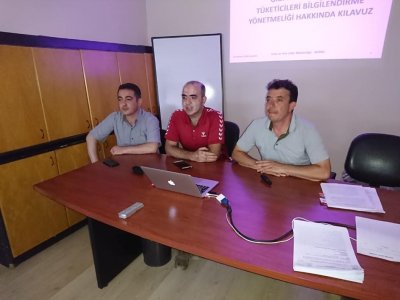 ETİKETLEME VE TÜKETİCİLERİ BİLGİLENDİRME YÖNETMELİĞİ SEMİNERİ