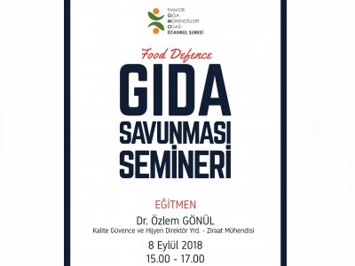 FOOD DEFENCEGIDA SAVUNMASI SEMİNERİDUYURU