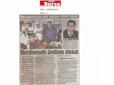 MERDİVENALTI ÜRETİME DİKKAT