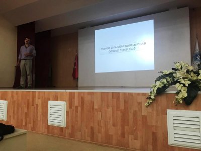 ÜNİVERSİTE YAŞAMINA GEÇİŞ DERSİNDE ODA VE ÖĞRENCİ TEMSİLCİLİĞİ TANITIMI YAPTIK