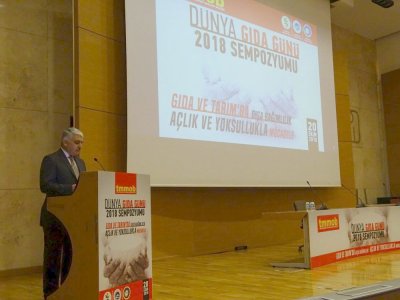 GIDA VE TARIM`DA DIŞA BAĞIMLILIK AÇLIK VE YOKSULLUKLA MÜCADELE BAŞLIKLI TMMOB DÜNYA GIDA GÜNÜ SEMPOZYUMU’NU GERÇEKLEŞTİRDİK