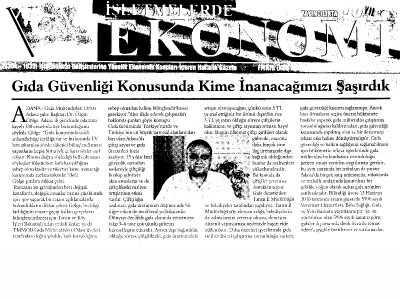 GIDA GÜVENLİĞİ KONUSUNDA KİME İNANACAĞIMIZI ŞAŞIRDIK