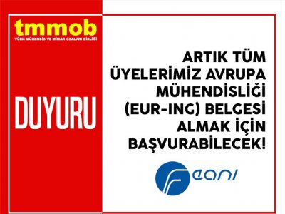 ARTIK TÜM ÜYELERİMİZ EURING BELGESİ ALMAK İÇİN BAŞVURABİLECEK
