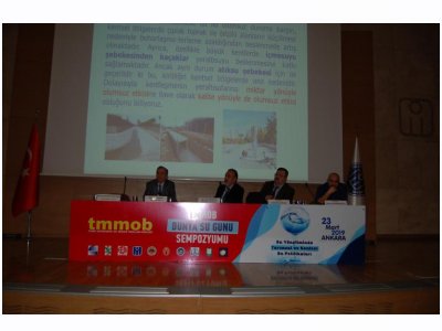 TMMOB DÜNYA SU GÜNÜ SEMPOZYUMU GERÇEKLEŞTİRİLDİ