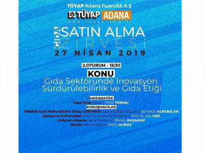 GIDA SEKTÖRÜNDE İNOVASYON 
SÜRDÜREBİLİRLİK VE GIDA ETİĞİ