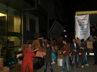 TMMOB VE ODALARIN VAN`DA DESTEĞİ DEVAM EDİYOR