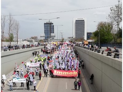 1 MAYIS BİRLİK MÜCADELE VE DAYANIŞMA GÜNÜNDE ALANLARDAYDIK 