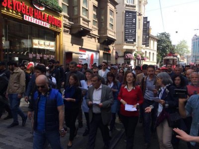 1 MAYIS KAZANCI YOKUŞU ANMASINA KATILDIK