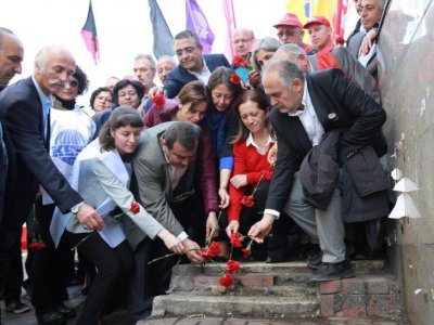 1 MAYIS KAZANCI YOKUŞU ANMASINA KATILDIK