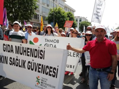 1 MAYIS MİTİNGİNE KATILIM SAĞLADIK