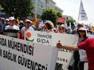 1 MAYIS MİTİNGİNE KATILIM SAĞLADIK