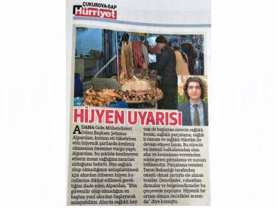 HÜRRİYET GAZETESİHİJYEN UYARISI
