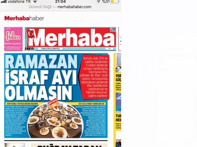 RAMAZAN İSRAF AYI OLMASIN